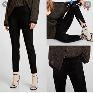 Zara Suede leggings